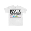 Rockoff Foals Unisex T-Shirt: Life Is Yours Song List, White