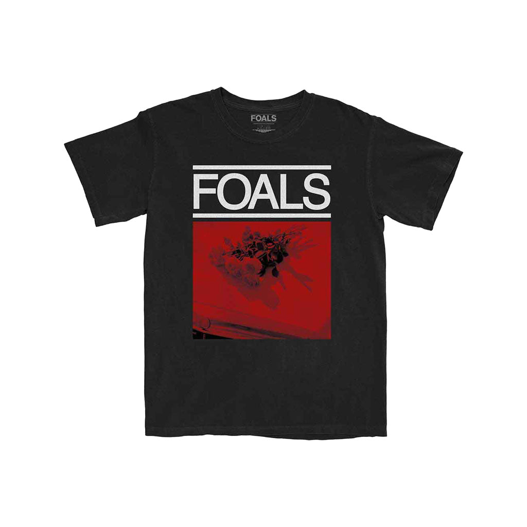 Rockoff Foals Unisex T-Shirt: Red Roses, Black