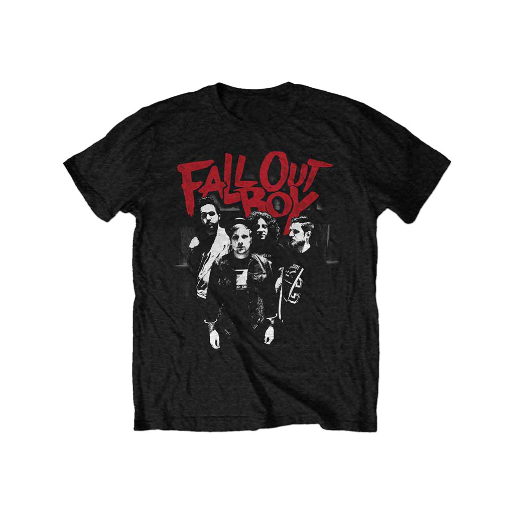 Fall Out Boy イラスト Tシャツ Lサイズ ブラック Rockoff Fall Out Boy Unisex T-Shirt: Punk Scratch, Black