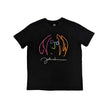 Rockoff John Lennon Unisex T-Shirt: Self Portrait Full Colour, Black