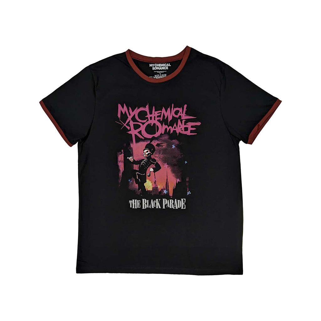 【希少】 My chemical romance 公式Tシャツ ブラック S Rockoff My Chemical Romance Unisex Ringer T-Shirt: March, Black