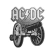 Rockoff AC/DC Pin Badge: For Those About To Rock, Die-Cast Relief