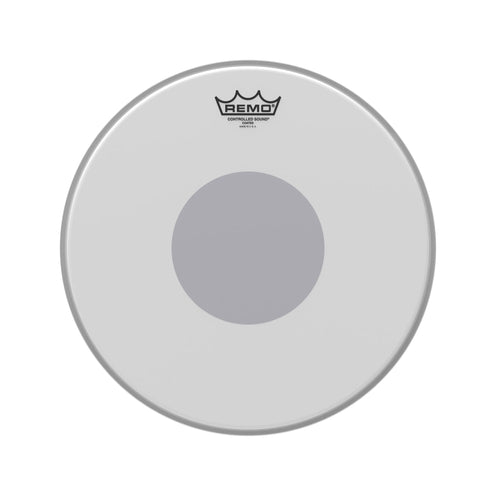 Remo CS-0114-10 14inch Controlled Sound Coated Black Dot Bottom Batter Drum Head
