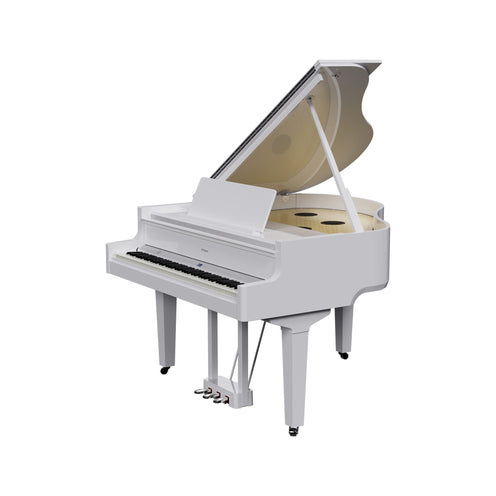 Roland GP-9 Digital Grand Piano, Polished White
