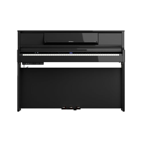 Roland LX-5 Digital Upright Piano, Polished Ebony