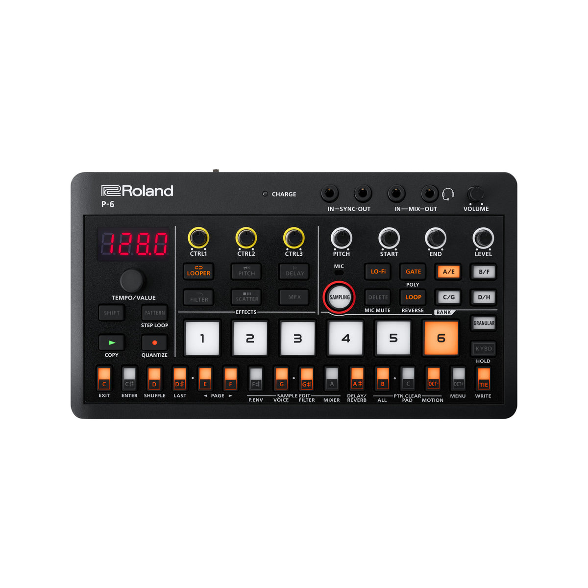 DJ機材 Roland P-6 CREATIVE SAMPLER Roland P-6 AIRA Compact Creative Sampler Sound Module – Swee Lee