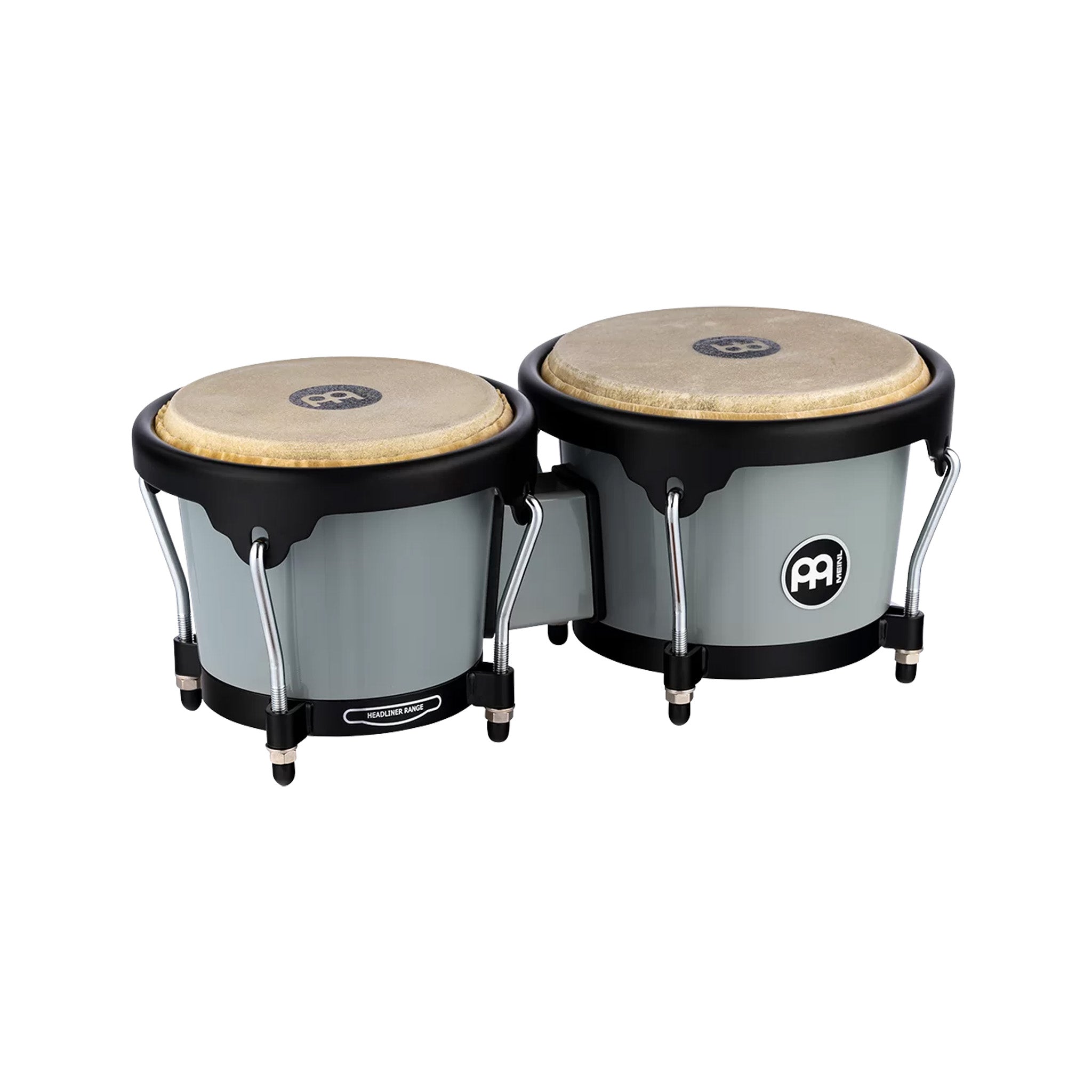 MEINL Percussion HB50UG 6.5inch + 7.5inch Journey Series ABS Bongo, Ultimate Gray