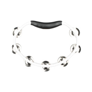 MEINL Percussion HTMT1WH Headliner Series Handheld ABS Tambourine, 2 Rows, White