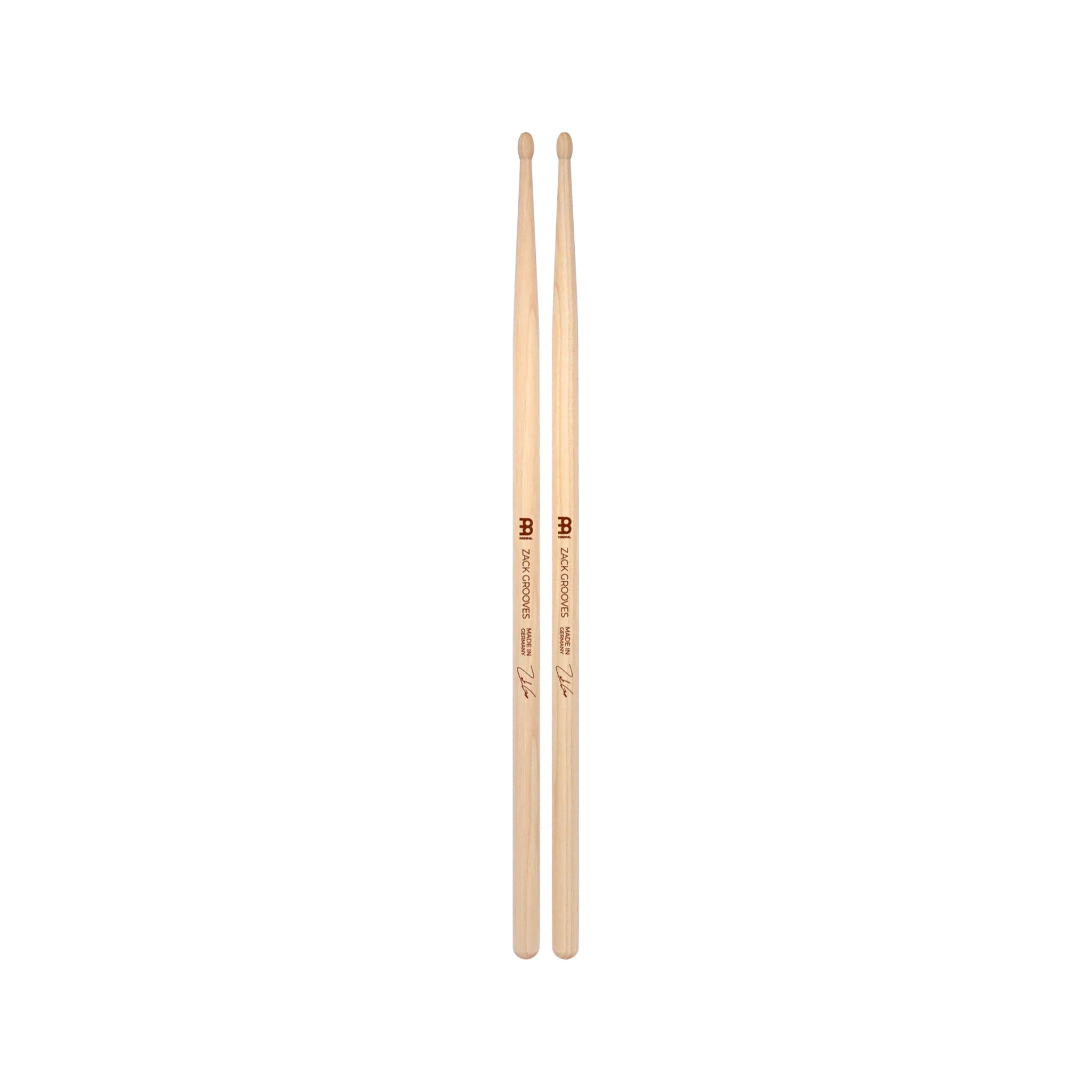 MEINL SB606 Zack Groove Signature Drum Stick, Hickory Oval Wood Tip