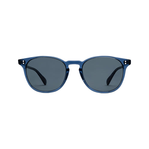 Rocket Eyewear MTO P3 (Raised Asian Fit) Classic Sunglasses, Raw Denim Crystal/Grey