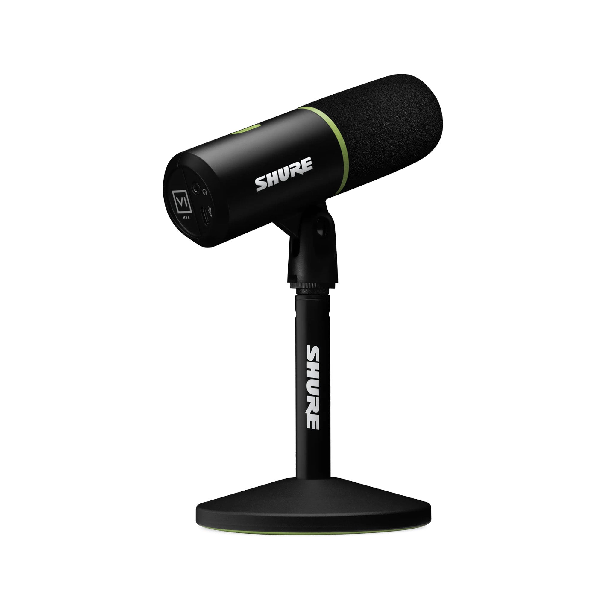 SHURE シュア MV6 + Anker PowerLine III Flow Shure MV6 USB Gaming Microphone, Black – Swee Lee Singapore