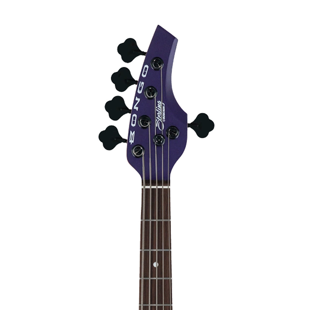 Sterling by Music Man Bongo 5-String Bass Guitar, Firemist Purple