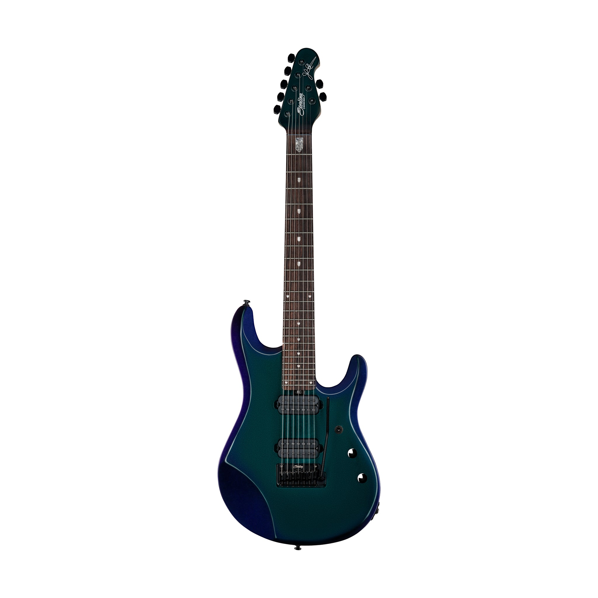 Sterling By Music Man JP70-MDR 7-String John Petrucci Signature Electric Guitar w/Bag, Mystic Dream