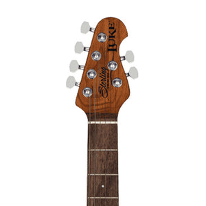 Sterling by Music Man LK100 Steve Lukather Signature Electric Guitar, Flame Maple Blueberry Burst