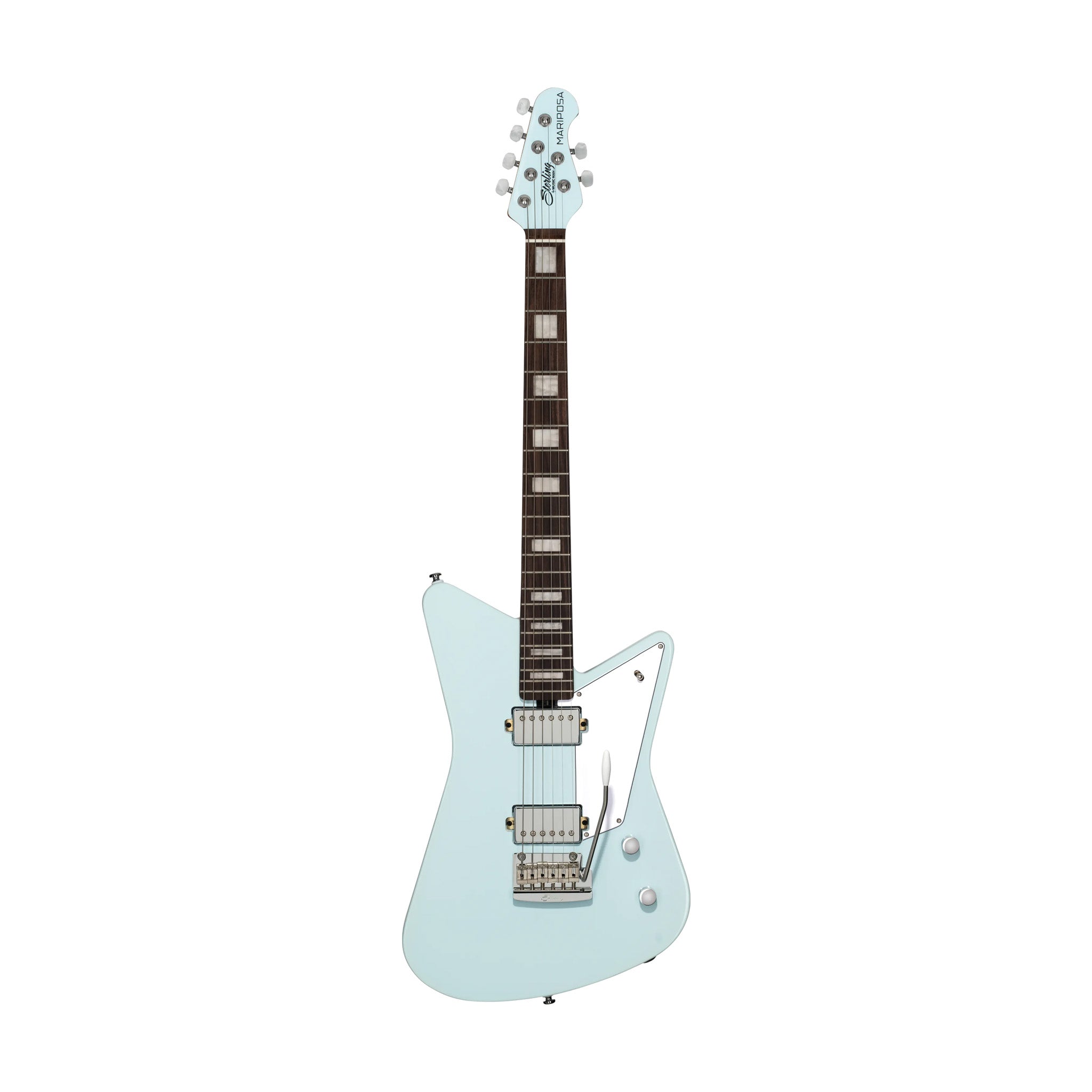 Sterling by Music Man Mariposa Electric Guitar, Daphne Blue