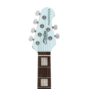 Sterling by Music Man Mariposa Electric Guitar, Daphne Blue