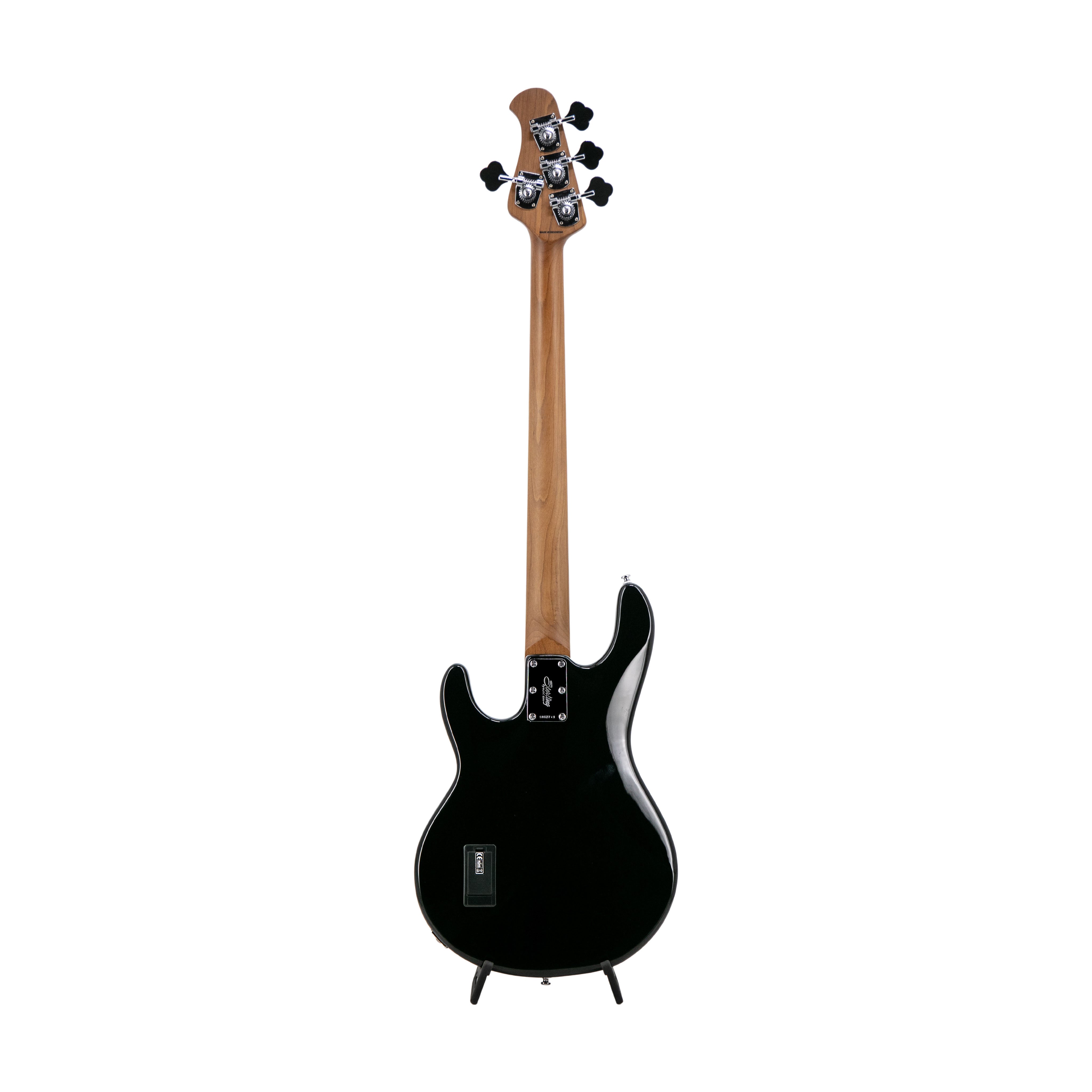 Sterling by Music Man RAY34 Flame Maple Top Bass Guitar, Teal