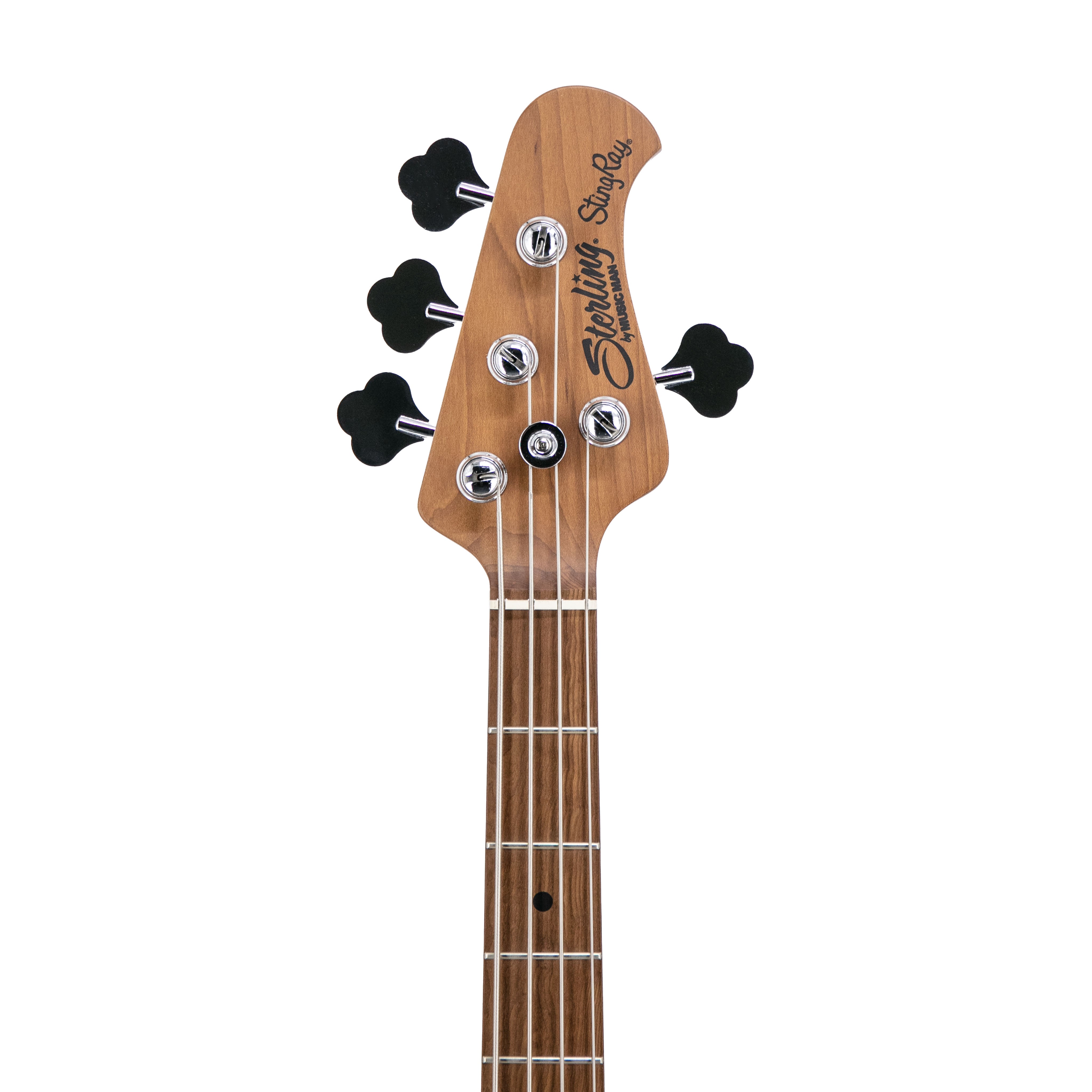 Sterling by Music Man RAY34 Flame Maple Top Bass Guitar, Teal