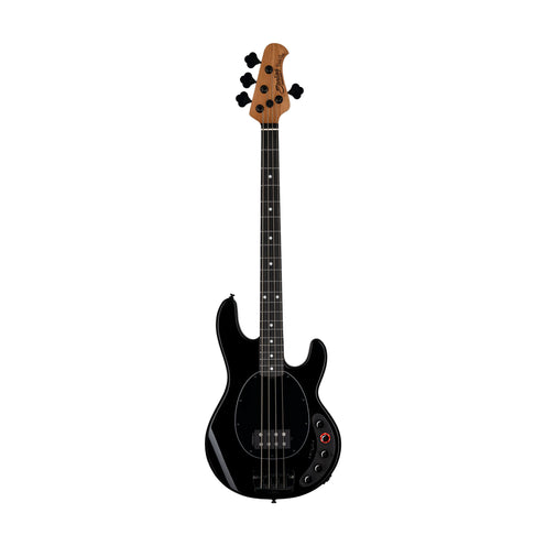 Sterling by Music Man DarkRay Bass Guitar, Ebony FB, Black (B-Stock)