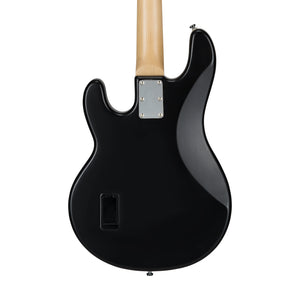 Sterling S.U.B Series RAY4 4-String Electric Bass Guitar, Jatoba FB, Red Ruby Burst Satin (ST-RAY4-RRBS-J1)