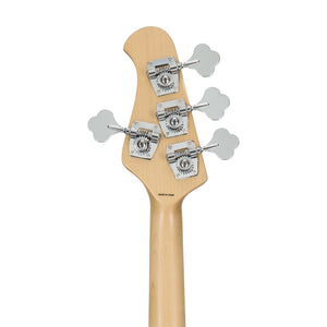 Sterling S.U.B Series RAY4 4-String Electric Bass Guitar, Jatoba FB, Red Ruby Burst Satin (ST-RAY4-RRBS-J1)