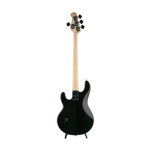 Sterling S.U.B Series RAY4 4-String Electric Bass Guitar, Jatoba FB, Trans Black Satin