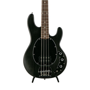 Sterling S.U.B Series RAY4 4-String Electric Bass Guitar, Jatoba FB, Trans Black Satin