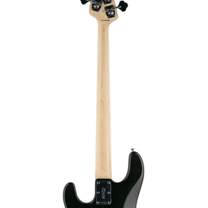 Sterling S.U.B Series RAY4 4-String Electric Bass Guitar, Jatoba FB, Trans Black Satin