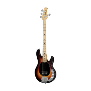 Sterling S.U.B Series RAY4 4-String Electric Bass Guitar, Maple FB, Vintage Sunburst Satin