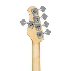 Sterling S.U.B Series RAY5 5-String Electric Bass Guitar, Maple FB, Vintage Sunburst Satin