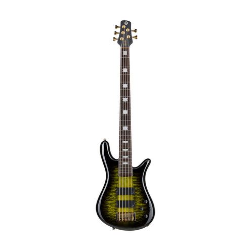Spector Icon NS-5 Neck-Thru 5-String Electric Bass Guitar, Haunted Moss