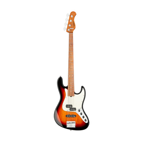Sadowsky MetroExpress 21-Fret Hybrid 4-String P/J Bass, Tobacco Sunburst Transparent High Polish