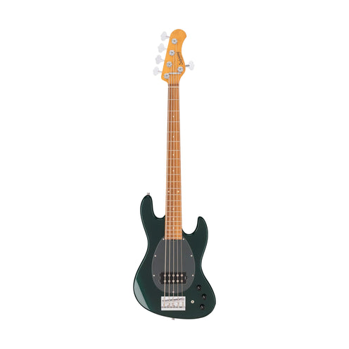 Sadowsky MetroExpress 21-Fret Vintage 5-String M Bass, Solid Sherwood Green Metallic High Polish