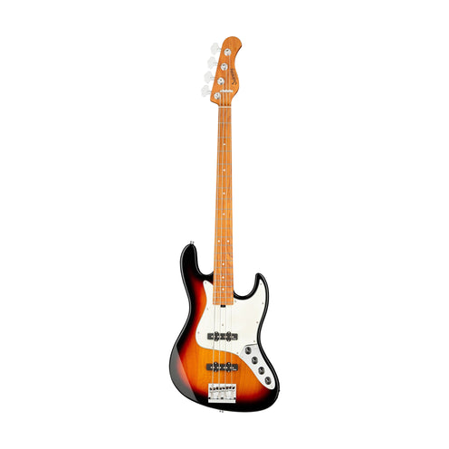 Sadowsky MetroExpress 21-Fret Vintage JJ 4-String Bass Guitar, Maple FB, Tobacco Sunburst Transparent