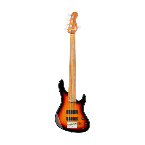 Sadowsky MetroExpress 24-Fret Modern 5-String Bass, Tobacco Sunburst Transparent High Polish