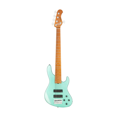 Sadowsky MetroExpress 24-Fret Modern 5-String Bass, Solid Sage Green Metallic High Polish