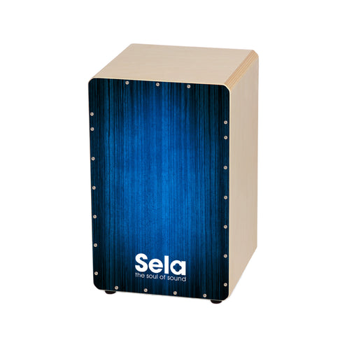 Sela SE-062 Varios Cajon, Blue Bundle w/Bag & Cajon Pad