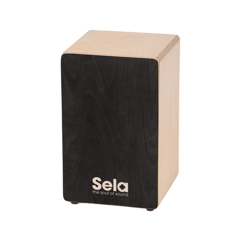 Sela SE-120 Primera Cajon, Black Bundle w/Bag & Cajon Pad
