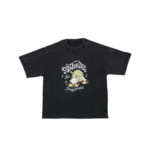 Swee Lee DJ Durian Tee, Washed Black