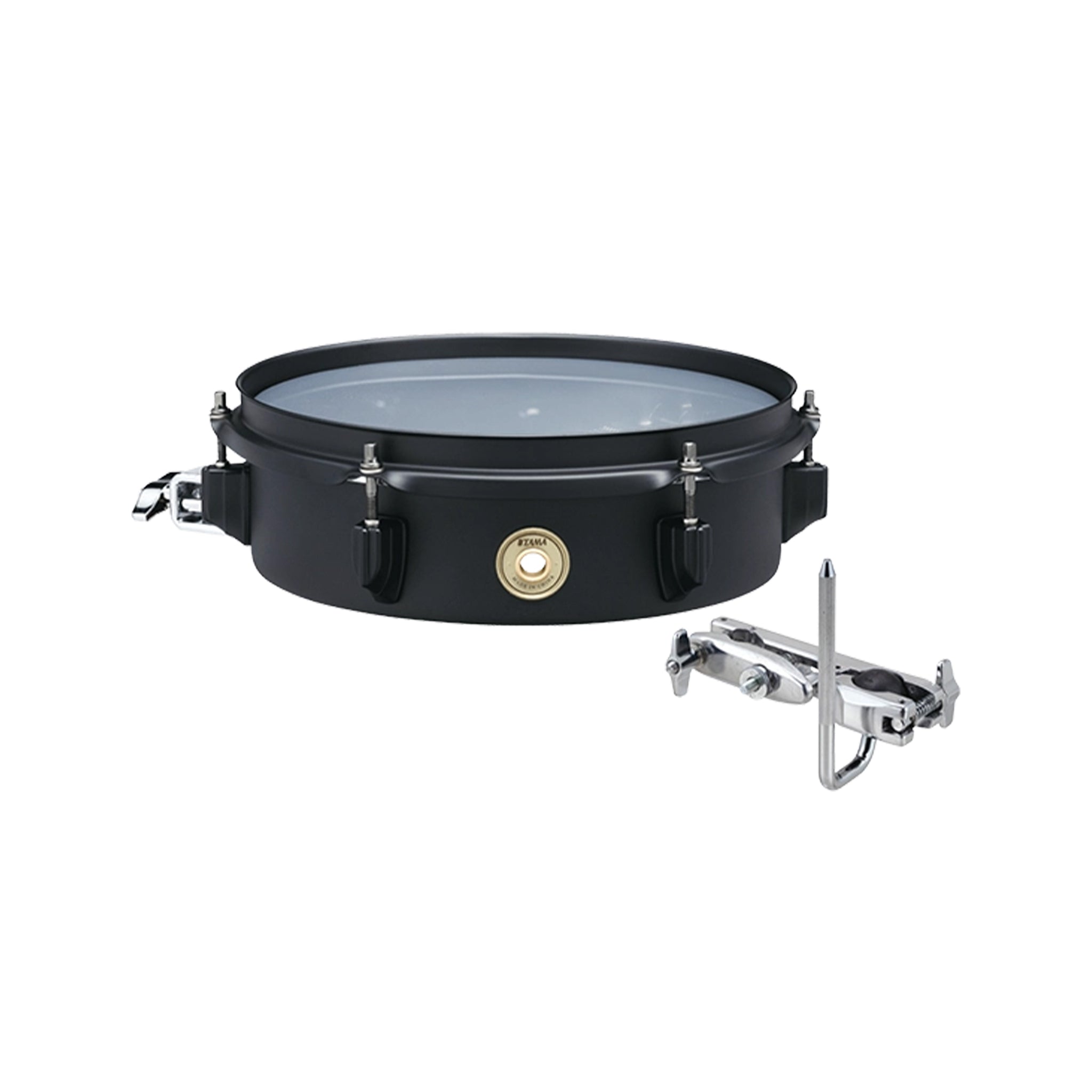 TAMA BST103MBK 3x10inch Metalworks Effect Snare Drum w/MC69 Attachment, Matte Black