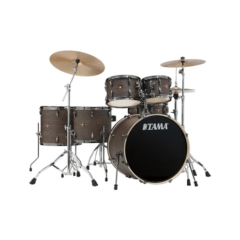 TAMA IP62H6WBN-WLW Imperialstar 6-Piece Drum Kit w/Black Hardware, Walnut Burl Wrap (Limited)