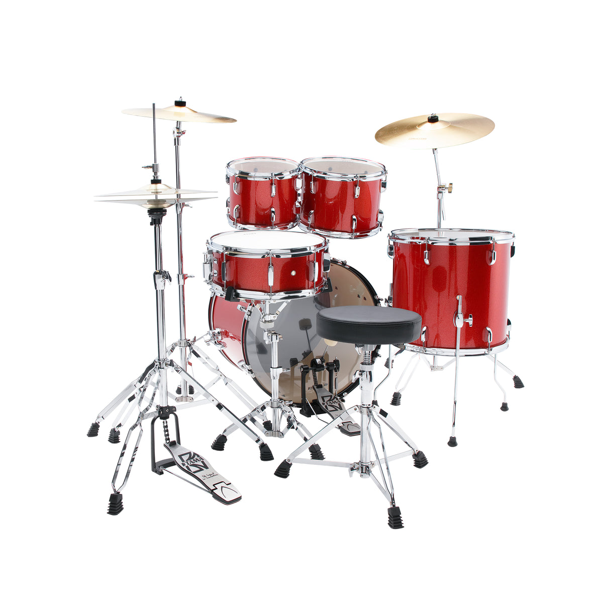 ミュージック The Drumset Soloist TAMA ST52H6-CDS Stagestar 5-Piece Drum Kit w/ Hardware+Throne