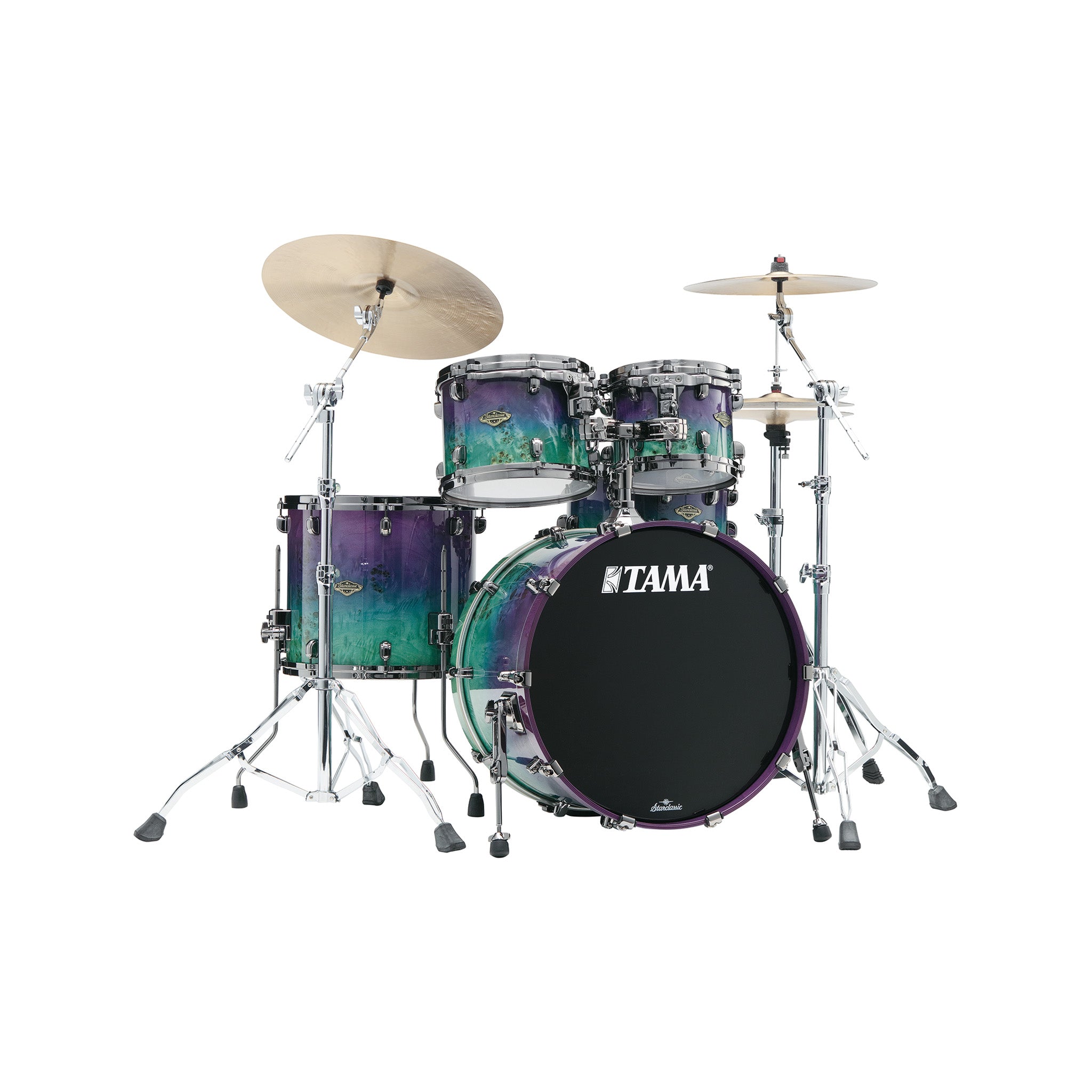 tamama TAMA LJK48P-HBK Club-JAM Pancake 4-Piece Basic Drum Kit, Hairline