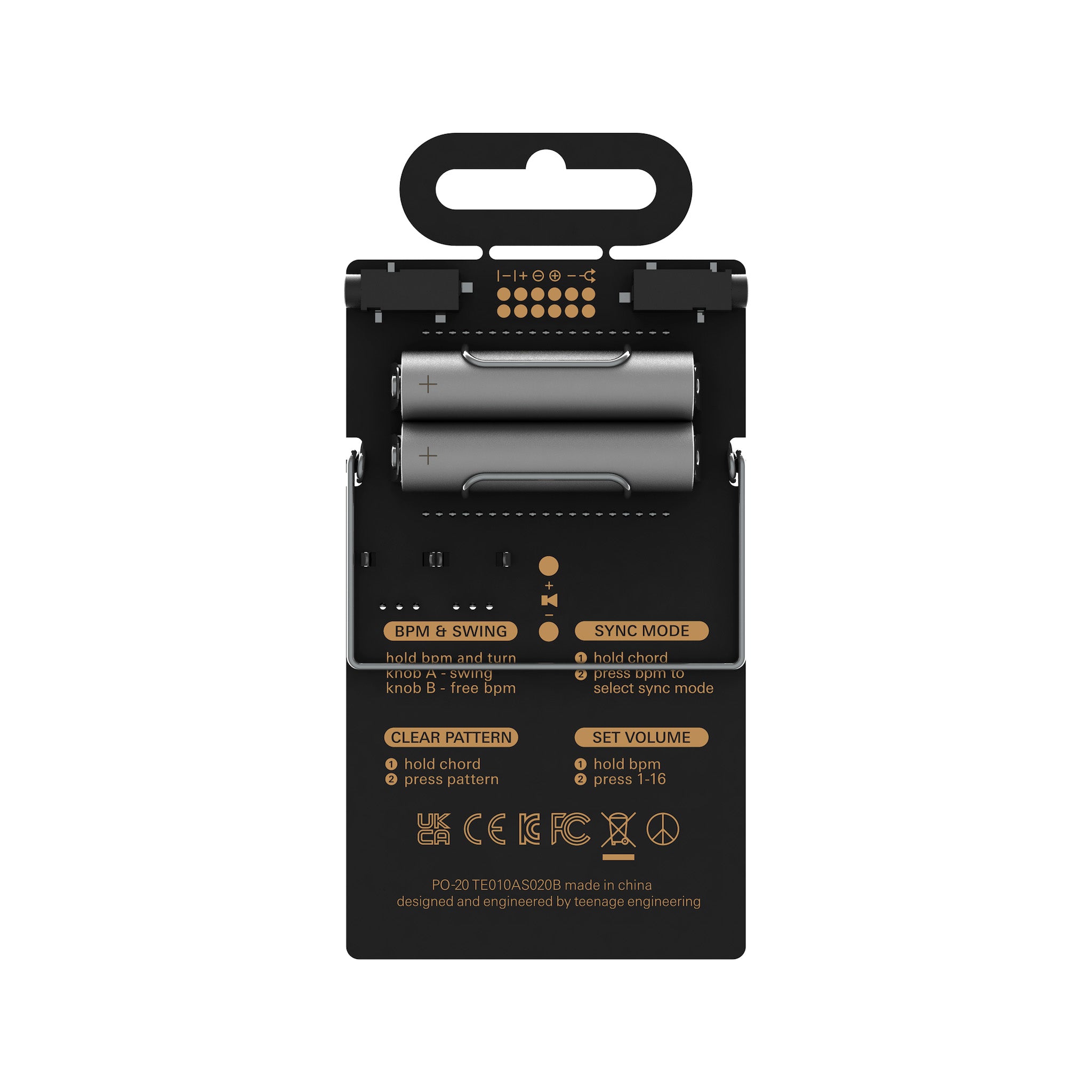 Teenage Engineering PO-20 Pocket Operator Arcade Synthesizer