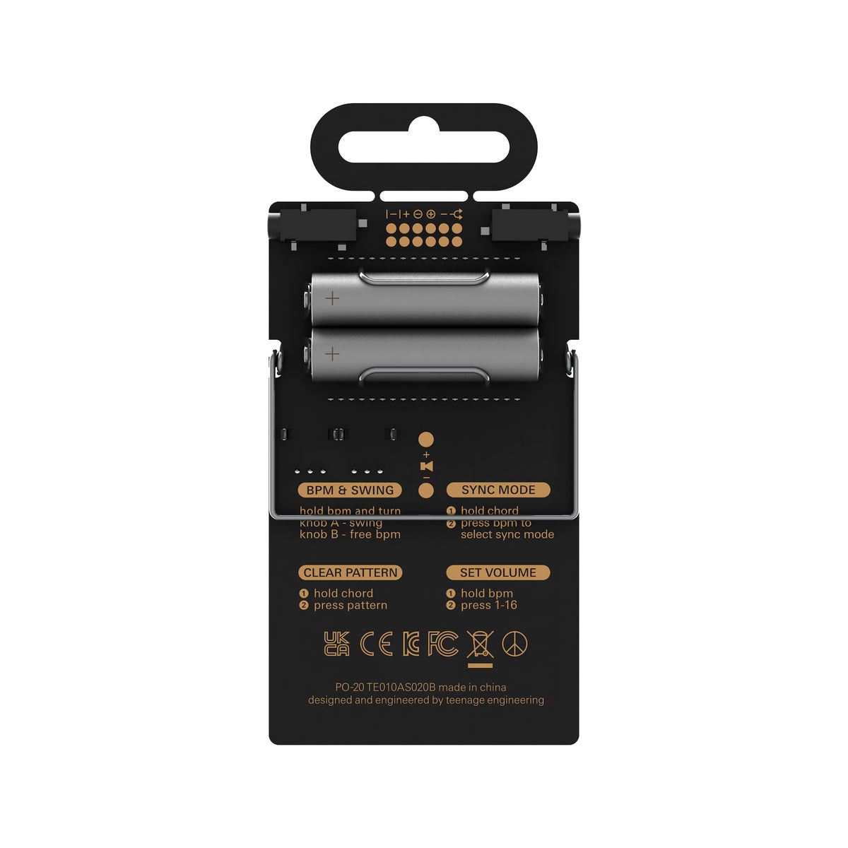 Teenage Engineering PO-20 Pocket Operator Arcade Synthesizer