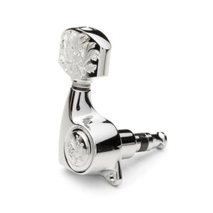 Taylor Gotoh Luxury Acoustic Guitar Tuners, 1:21, 6-String, Polished Chrome