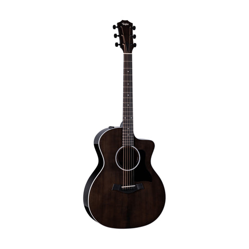 Taylor 214ce Special Edition Sapele/Engelmann Acoustic Guitar w/Trans Grey Top & Case, Grey