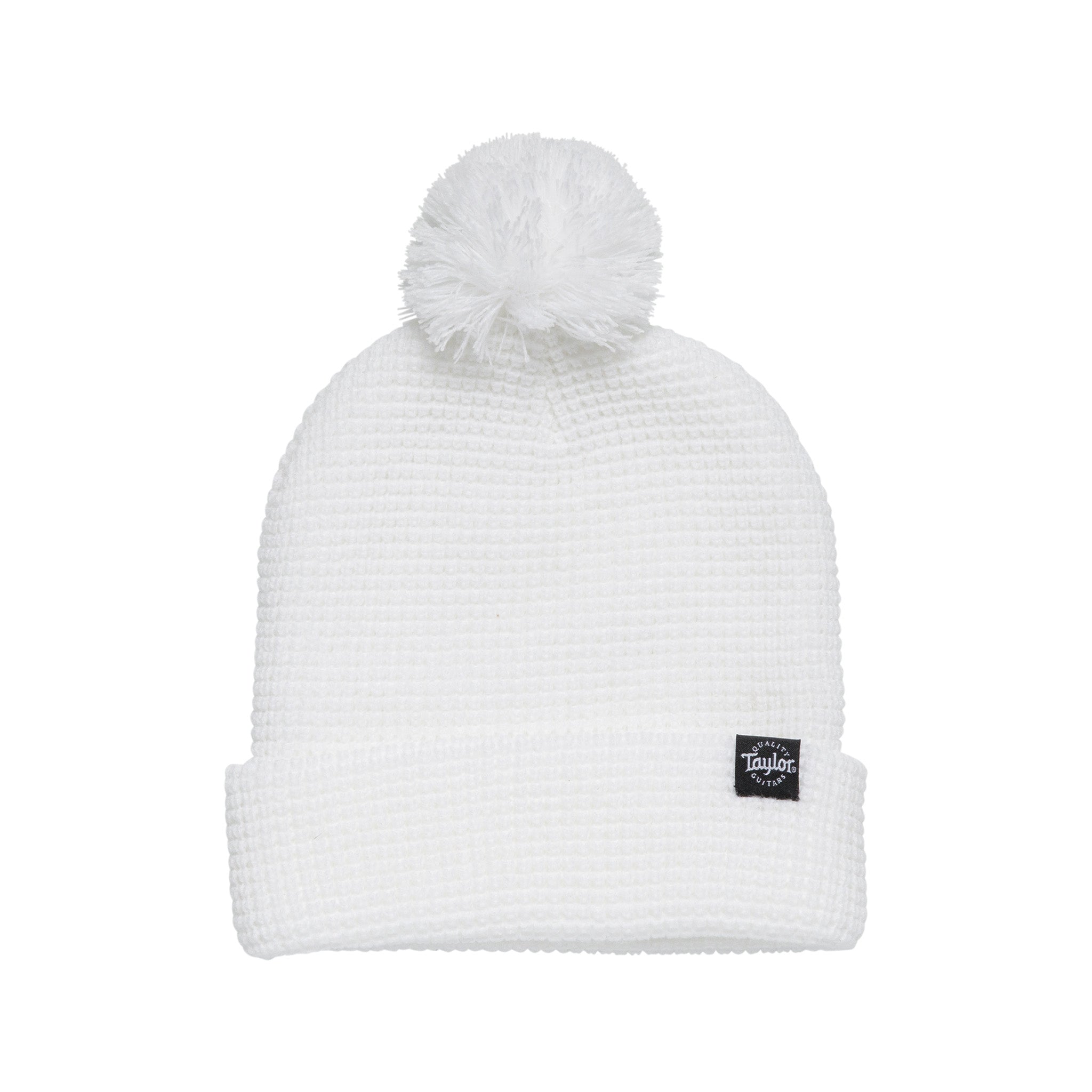 Taylor Beanie w/Logo, Waffle Knit