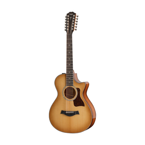 Taylor 552ce Urban Ironbark Grand Concert 12-String Acoustic Guitar w/Case, Torrefied Sitka