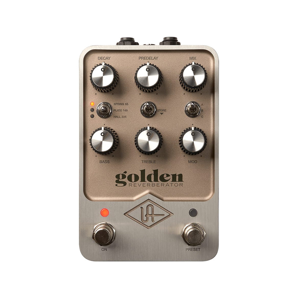 ギター UAFX golden REVERBERATOR Universal Audio Universal Audio UAFX Golden Reverberator Stereo Effects Pedal